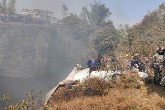 पोखरामा भएको विमान दुर्घटनामा ६८ जनाको मृत्युः ४ जनाको खोजी तथा उद्धार जारी